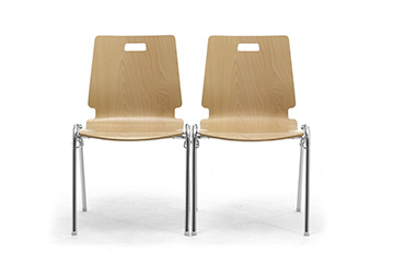 Chaise avec systeme d'accrochage pour salle de formatione