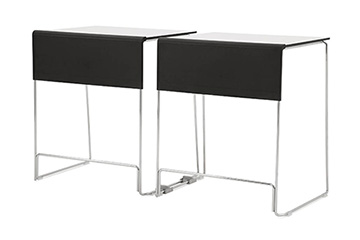 Tables avec systeme d'accrochage pour salle de formatione