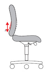 Chaises ergonomiques - Réglage du support lombaire