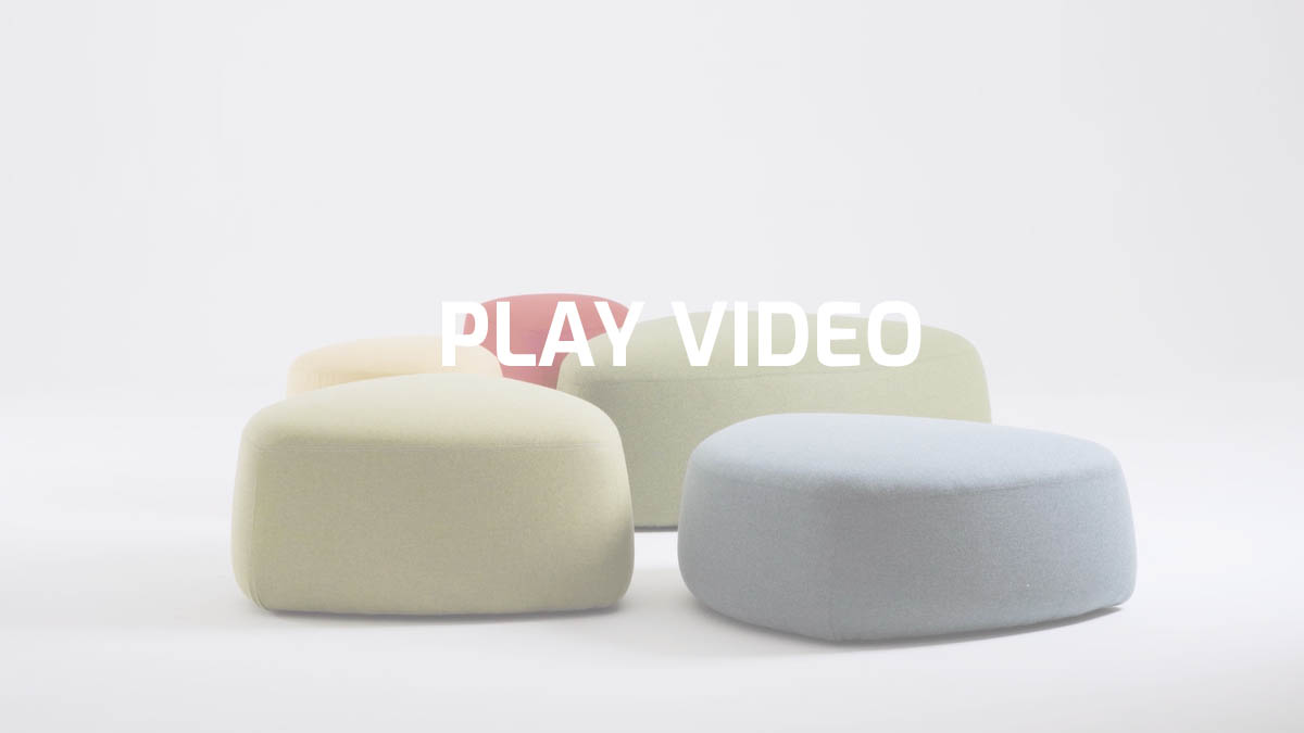 Pouf colore' de design modernes | GOGO by Leyform