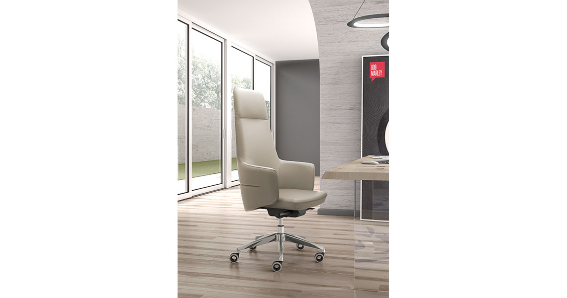 Vitra - Fauteuil Direction Chaise avec accoudoirs