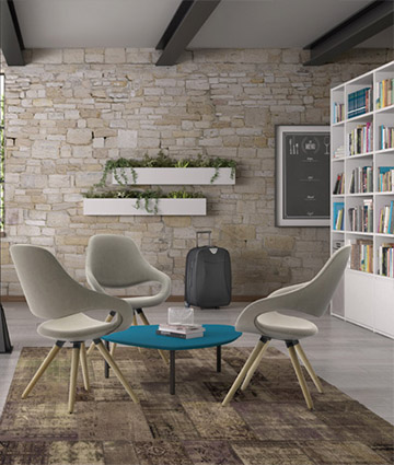 Leyform produit des fauteuils et des canapes design pour la salle d'attente, l'entree, le hall