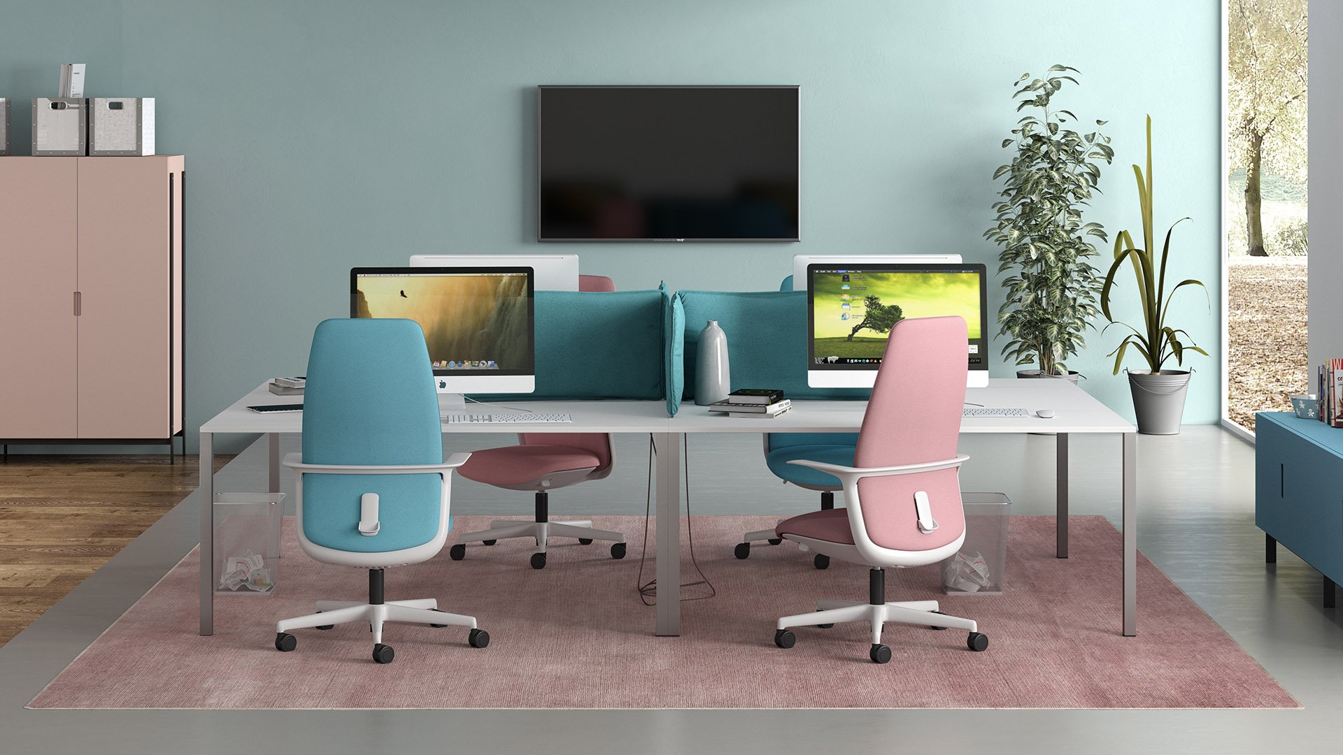 Chaise pour bureaux executifs a style Aura