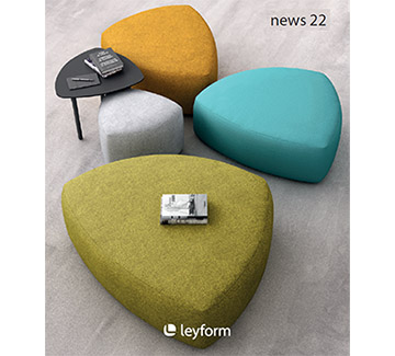 Pouf colore de design modernes pour hall open-space GOGO