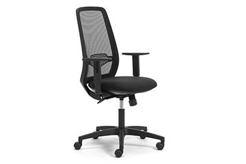 Chaises de bureau pour le coworking et le partage de bureaux en maille et tissu respirant Star