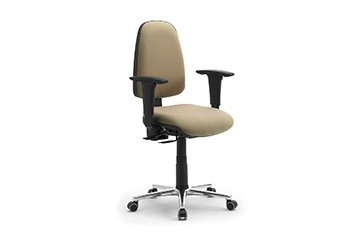 Fauteuil de travail avec accoudoirs Synchron Jolly