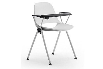 Chaise monocoque avec ecritoire pour salle de cours et reunion Cosmo