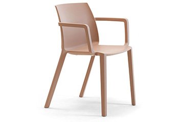 Chaises de collectivite en plastique empilables Greta