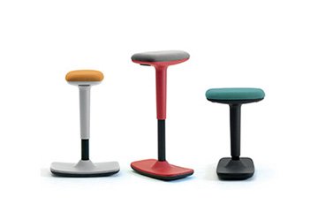 Tabouret debout basculant pour travail semi-assise Twist