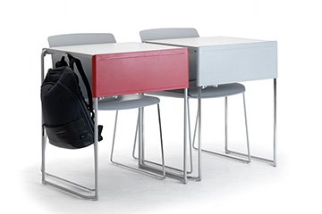 Table monoplace scolaire a porte sac a dos Snap EDU