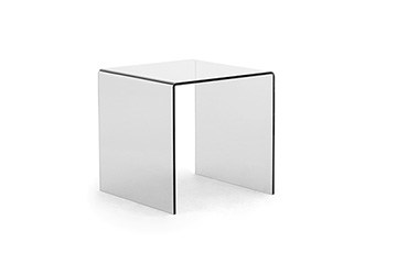Plexiglass table basses pour l entree et zone d attente Tre Di