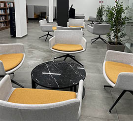 Fauteuils de salle d'attente pour salons et entrees
