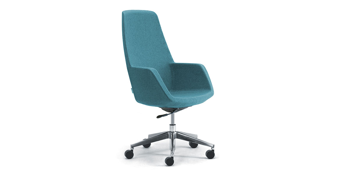 Fauteuil visiteur design cuir, similicuir et chrome Class M - Mobilier de  bureau professionnel