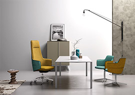 Fauteuil de direction au design unique et personnel pour les bureaux et studios prestigieux Op?ra