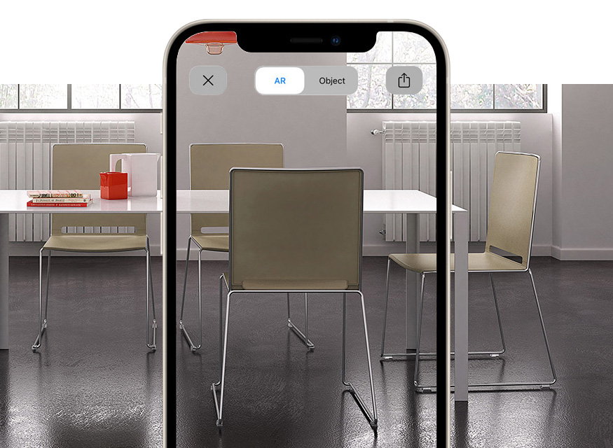 chaise pour collectivite avec tablette pour salle polyvalente avec realite augmentee I-Like