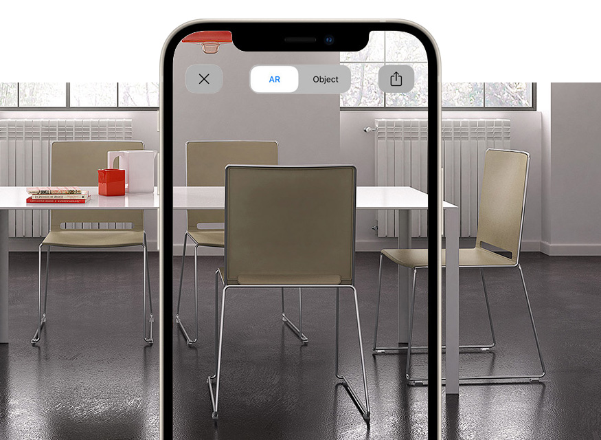 chaise pour collectivite avec tablette pour salle polyvalente avec realite augmentee I-Like